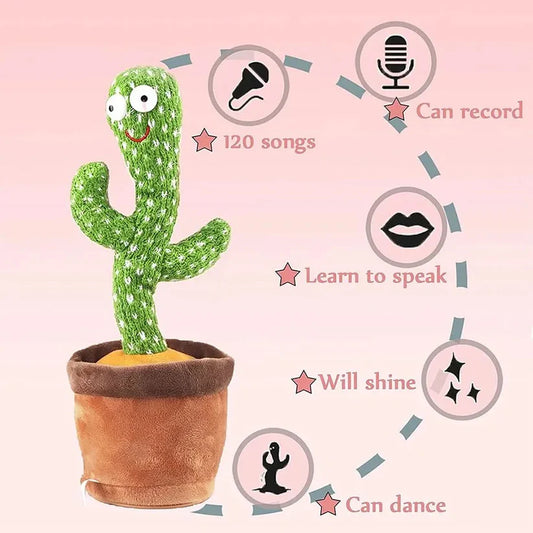 Twist singing talking cactus toy for kids |